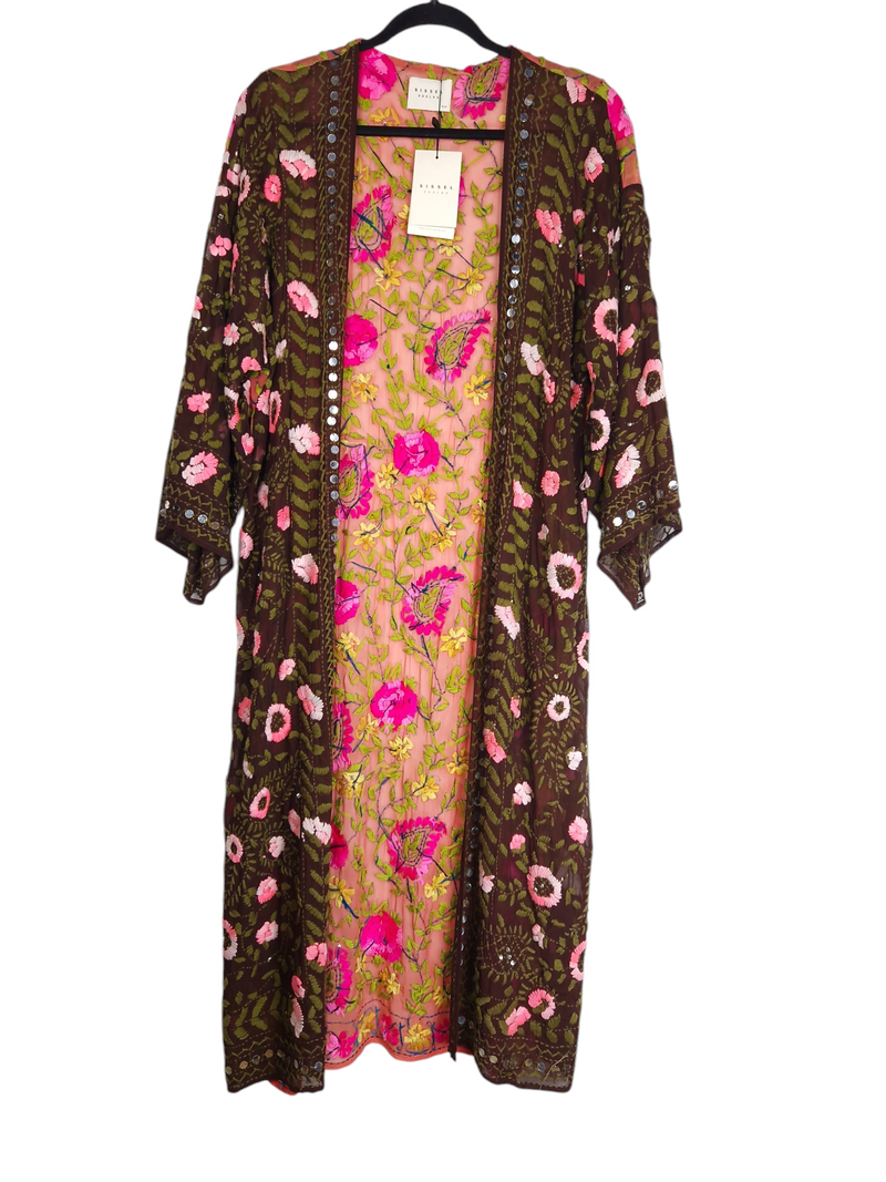 Chennai Embroidery Long Kimono (Onesize) - Sissel Edelbo * No 201