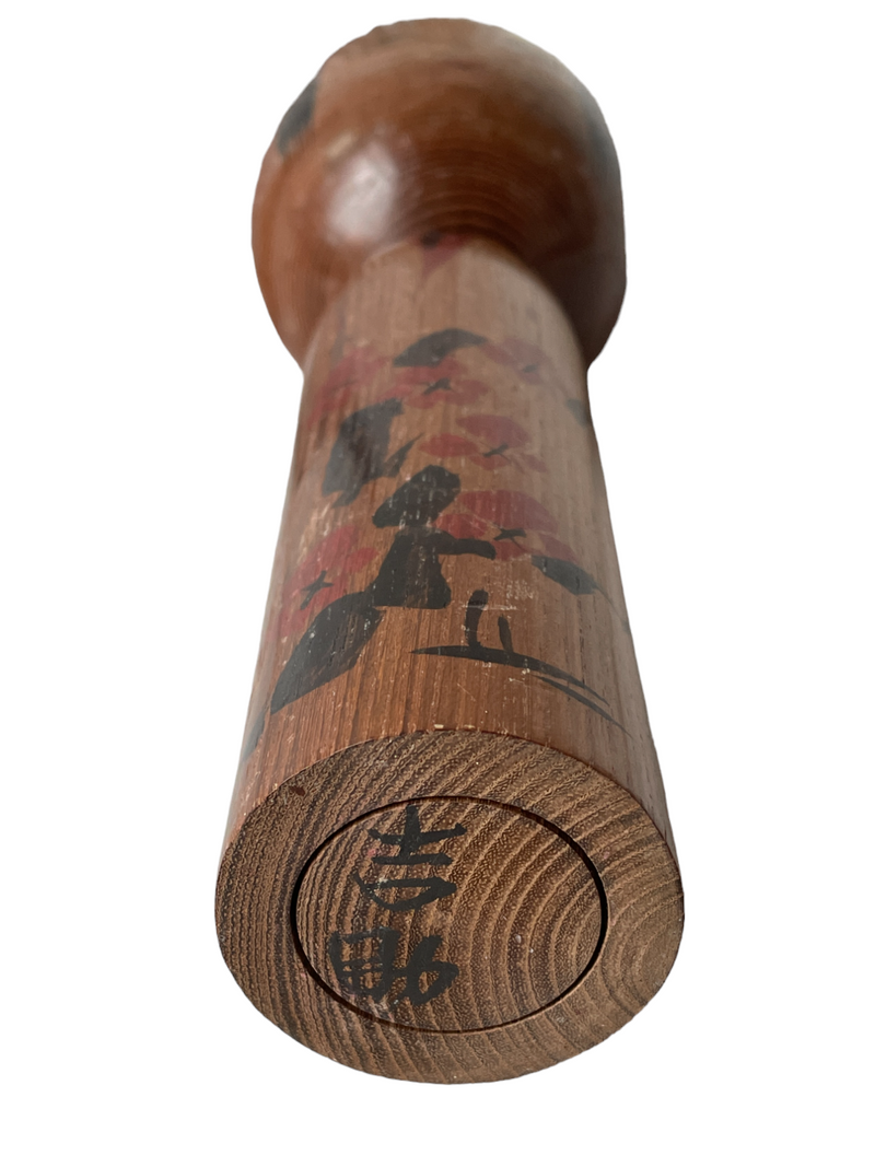 Kokeshi dukke (Japansk, vintage) * No 54 (H: 23 cm) - Signeret