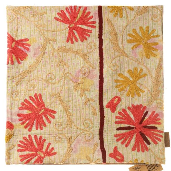 Pudebetræk (50x50 cm) * Suzani, Kantha * No 154-13