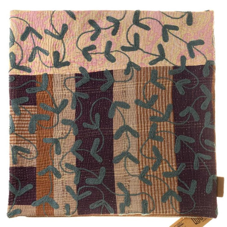 Pudebetræk (50x50 cm) * Suzani, Kantha * No 154-1