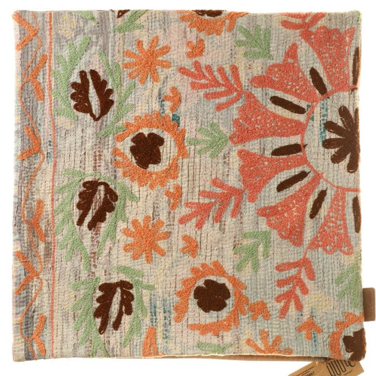 Pudebetræk (50x50 cm) * Suzani, Kantha * No 154-4