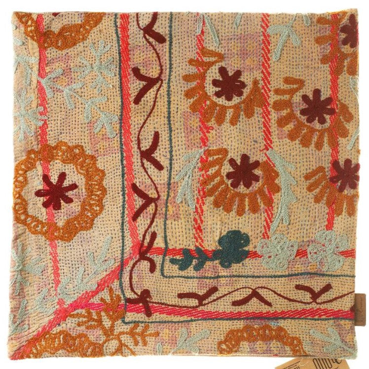 Pudebetræk (50x50 cm) * Suzani, Kantha * No 154-7