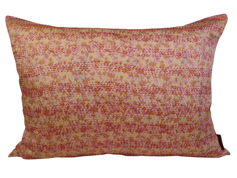 Pudebetræk (50x70 cm) * Sari, Silke/velour * No 108-7