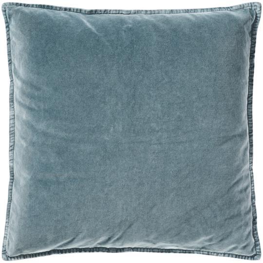 Pudebetræk (50x50 cm) * Velour - Spruce blue