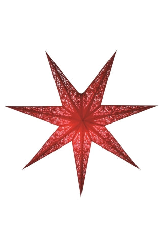 Stjerne - Siluet Red (Medium)