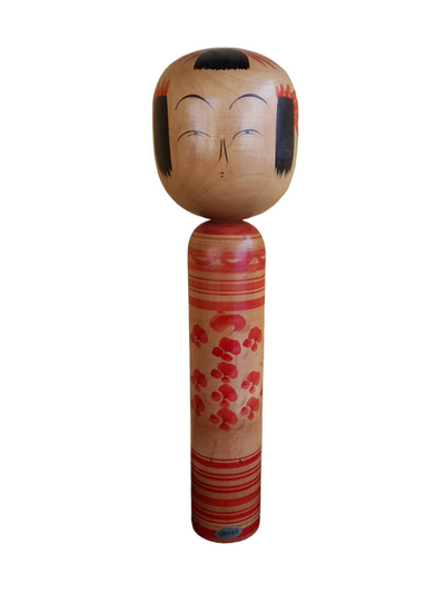 Kokeshi dukke (Japansk, vintage) * No 14 (H: 32,5 cm) - Signeret