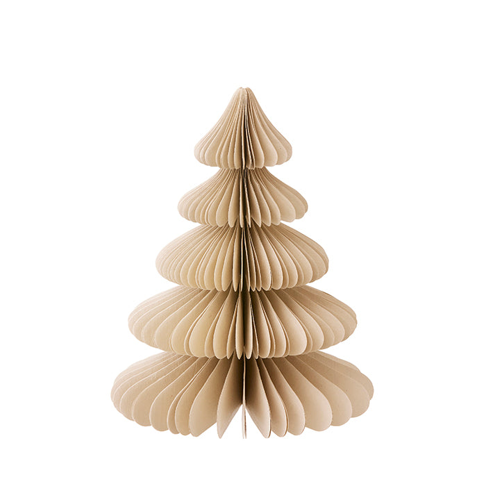 Papir juletræ - Hemp (H: 20 cm)